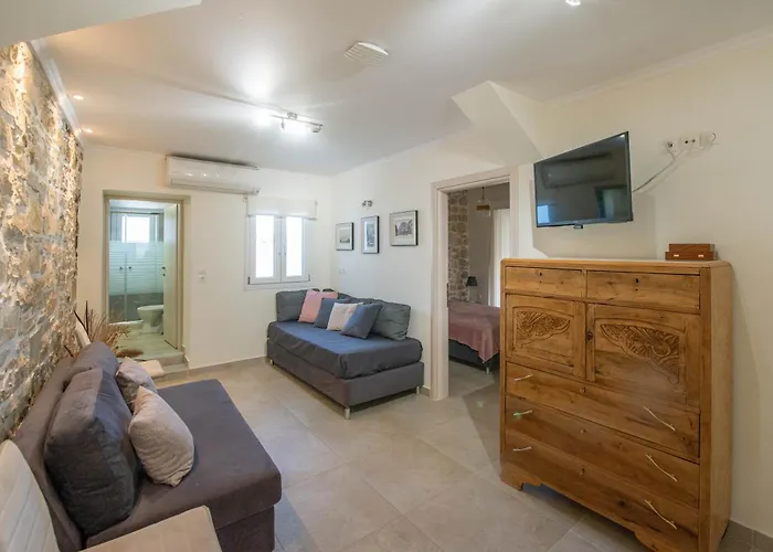 Villa Family Portes With Panoramic View! Pithos
